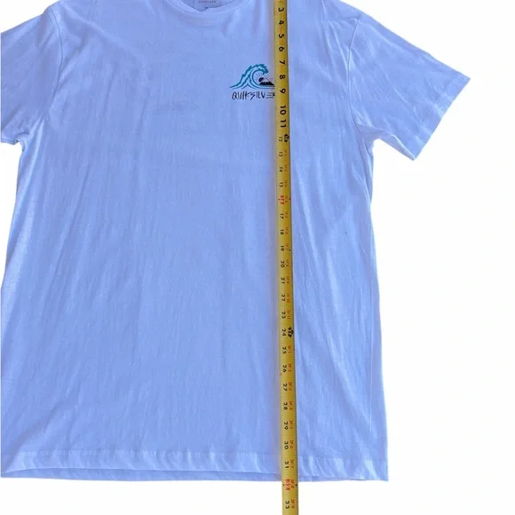 Quiksilver White T-Shirt Men’s - Picture 5 of 5